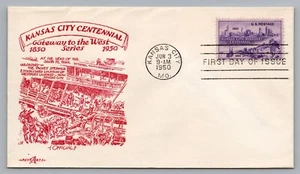Scott 994 Kansas City Centennial FDC Westport Landing Gateway to the West Series - Picture 1 of 2