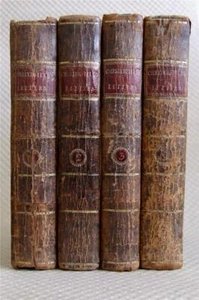 Letters of the Earl of Chesterfield to His Son, 1792, 4 Vols Tree Calf - Imagen 1 de 11