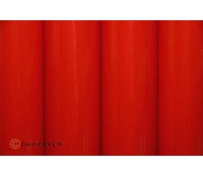 Oracover 21-022-010 Bügelfolie Breite: 60cm Länge: 1m hellrot - Bild 1 von 2