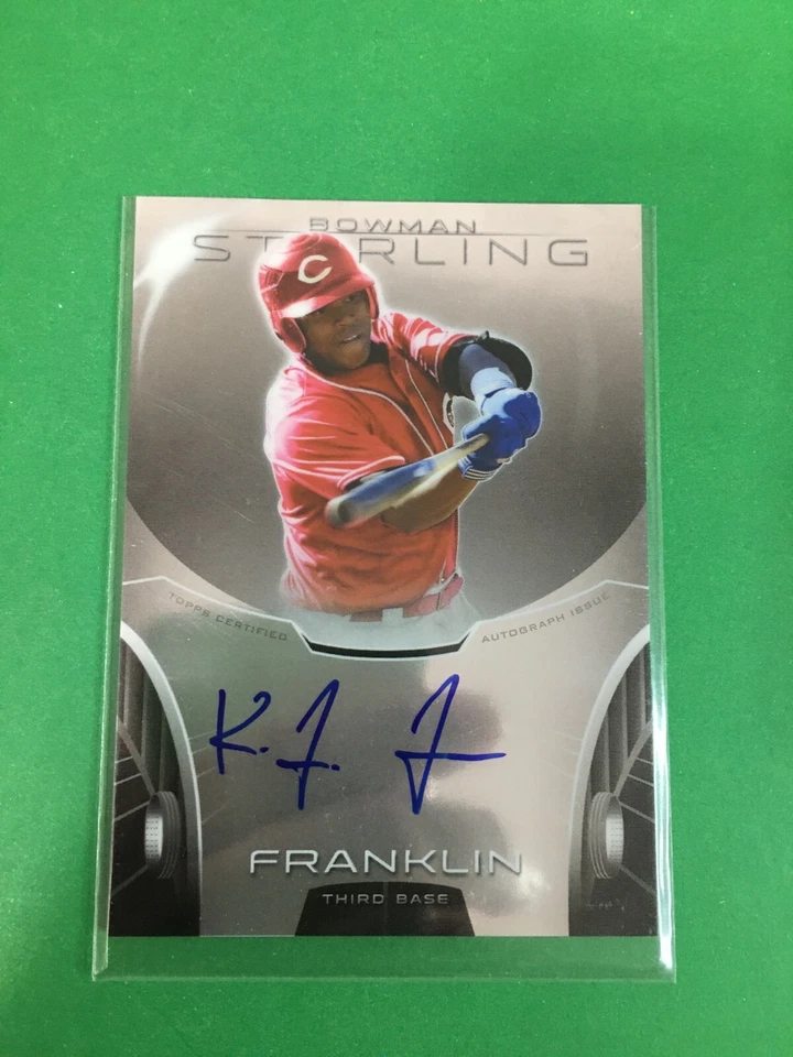 F148,161 2013 Bowman Sterling Prospect Autographs #KF Kevin Franklin REDS - Image 1 of 1