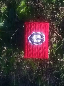 UGA Plastic Canvas Gift Card Holder - Picture 1 of 1