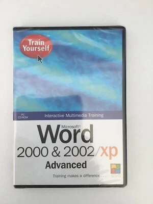 Train Yourself Word 2000 & 2002/XP Advanced (PC CD-Rom) - Factory Sealed - Image 1 of 2