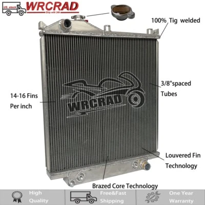 Radiador completo de aluminio para Ford Explorer Sport Trac 2006-2007 4,0 L V6 4,6 L V8 Foto 1 de 4