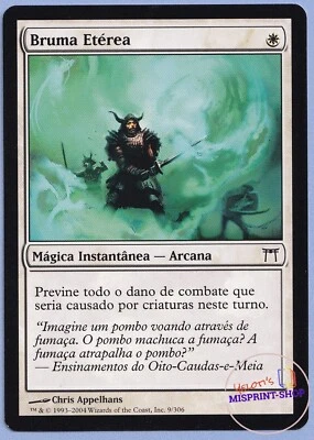 Ethereal Haze Portuguese Mtg MISPRINT. Prevents only combat damage - Imagen 1 de 4