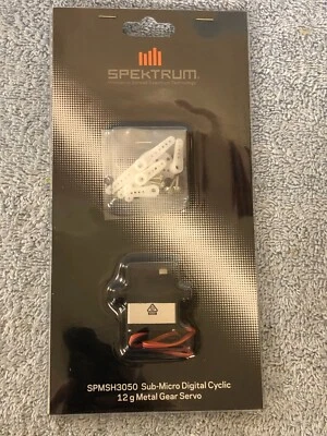 Spektrum Sub-Micro Digital Cyclic 12g Metal Gear Servo SPMSH3050 - Image 1 of 2