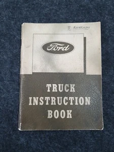 Vintage 40s 50s Ford V8 Truck Instruction Book British Commonwealth Defence Dept - Bild 1 von 6