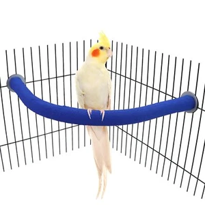 Bird Perches Bird Cage Sand Perch Stand for Budgies Parakeets Cockatiels Conu... - Picture 1 of 6