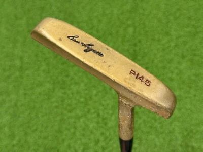 BEN HOGAN P145 PUTTER Right Handed Original Leather Grip 35" Classic Golf Brass - Image 1 of 4