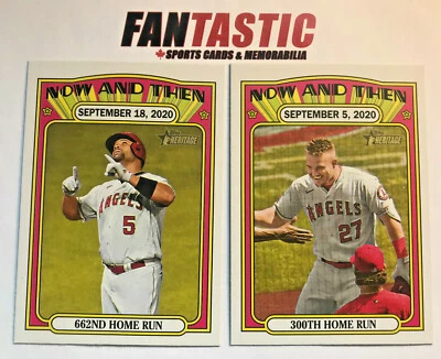 2021 Topps Heritage High Number Now & Then INSERT Card YOU PICK - Image 1 of 2