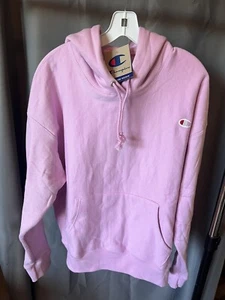 Brandneu Damen Champion Reverse Weave Hoodie Pullover süßrosa Gr. 2XL - Bild 1 von 10