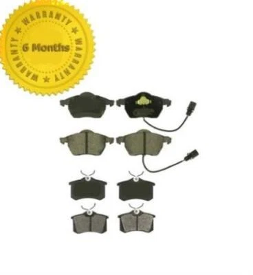 2000-2004 Audi A4 & A4 Quattro Frt & Rr Ceramic Brake Pads W Frt Sensors - Image 1 of 4