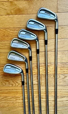 Titleist Golf Clubs Forged 804.OS NS Pro 970 R-Flex Steel 6 Irons RH - Image 1 of 4