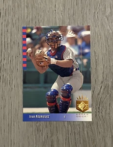 1993 MLB Upper Deck SP | Ivan Rodriguez | #9 | Texas Rangers - Picture 1 of 2