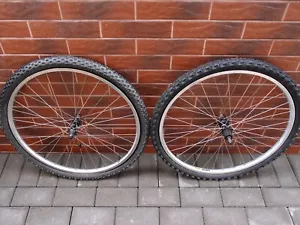 Set ruote mtb 26 in alluminio Mavic 236 6106 Shimano Deore LX FH-M565 HB-M563 - Foto 1 di 15