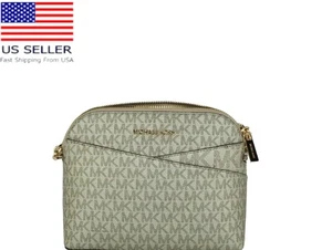 Michael Kors Jet Set Travel Dome Medium Crossbody Bag PWD Blush - Picture 1 of 15