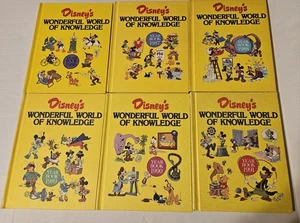 Vintage Disney's Year Books (6) Disney's Wonderful World Of Knowledge) Hardcover - Picture 1 of 13