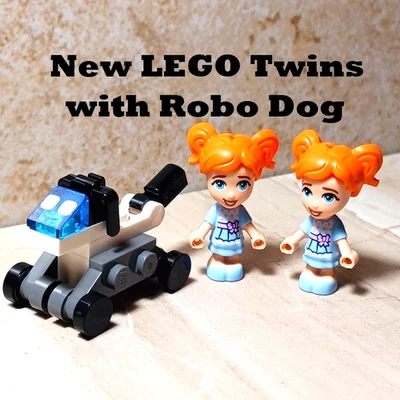 New LEGO Twins Robo Dog Robot Fun Gift Retired Hello Nanny F riends Toddler Blue - Image 1 of 3