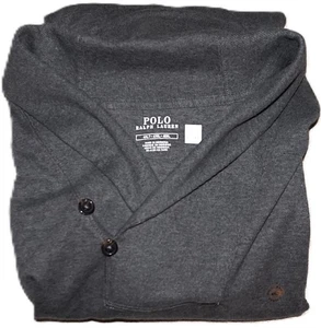 POLO Ralph Lauren Shawl Neck Pullover Sweater Heather Gray Tall 4XLT NWT - Picture 1 of 10