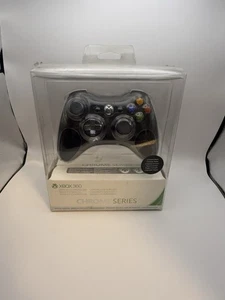 Controlador inalámbrico Microsoft Black Chrome Series OEM Xbox 360 nuevo en caja - Imagen 1 de 9