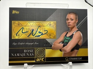 Rose Namajunas 2015 Top of Class Gold Auto 4/25 UFC- 1571 - Imagen 1 de 2