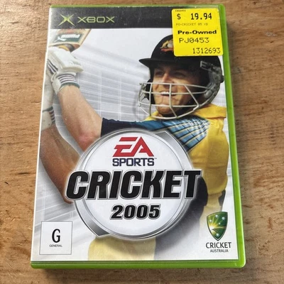 Cricket 2005 EA Sports Xbox Original Game Complete With Manual Free Post - Image 1 of 4