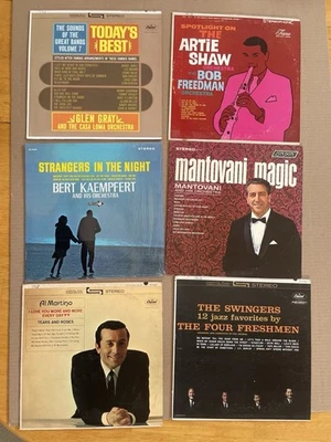 VINTAGE VINYL LOT Big Band Orchestra LP RECORDS 1960s — 第 1/2 张图片