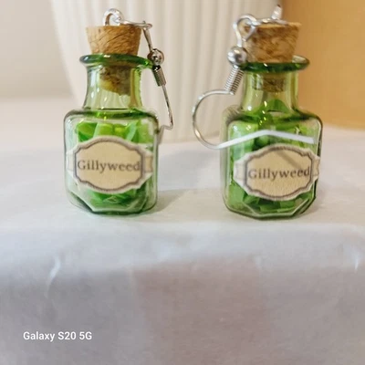 Gillyweed зелье бутылка подвеской серьги весело новинка ювелирных изделий новый женщин - Изображение 1 из 4