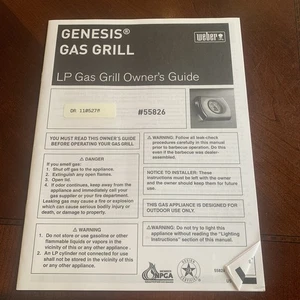 Genesis Gas Grill LP Gas Grill Owner's Guide 55826 - Picture 1 of 3