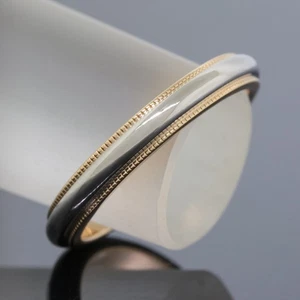 Tiffany & Co. 18K Yellow Gold & 950 Platinum 3.5mm Wide Wedding Band Size 8 - Picture 1 of 4