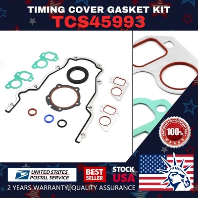 For 2006-2009 CHEVROLET IMPALA 5.3L Front Timing Cover Gasket Set LS1 LS2 LS3 - Image 1 of 4