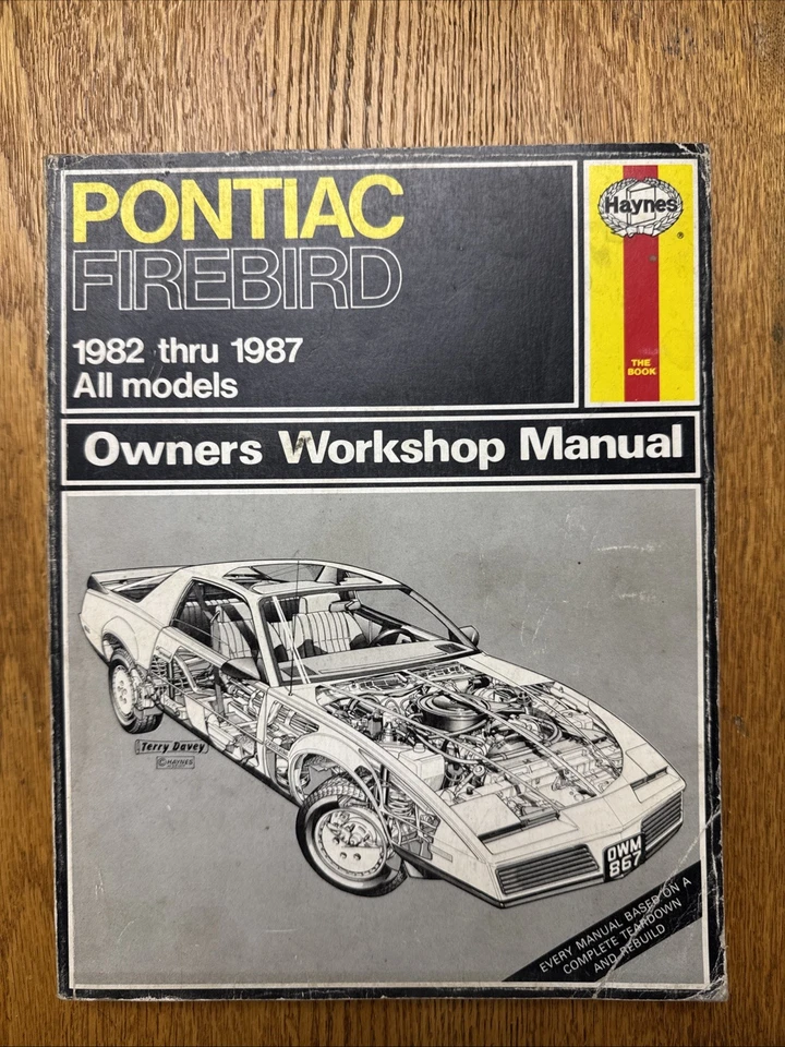 Pontiac Firebird Todos los Modelos 1982-1989 Propietarios Taller Manual Servicio de Afinación Foto 1 de 1