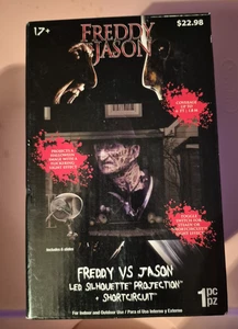 Gemmy LightShow-Freddy vs Jason LED Silhouette Projection & Short Circuit - Picture 1 of 5