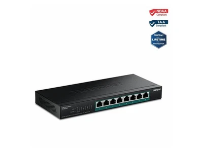 TRENDnet 8-Port 2.5G PoE++ Switch, TPE-BG380, 8 x 2.5GB PoE++ Ports, 230W Poe - Image 1 of 4