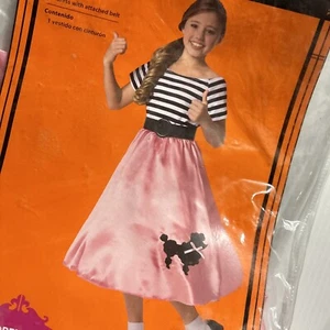 Poodle Skirt dress costume Children’s Girl medium 7-8 /122b - Picture 1 of 5