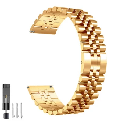 Ремешок из нержавеющей стали 20 22 мм для часов Samsung Galaxy6 5 4 3 Gear S3 металлический ремешок - Изображение 1 из 4