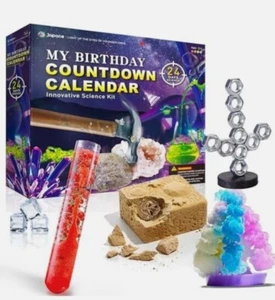  My Birthday Countdown Calendar for Kids, Science Kit SCIENCE BIRTHDAY CALENDAR - Picture 1 of 7