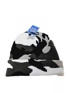 Gelante Gorro Unisex Clásico Tejido Gorra con Puños Ciudad Camuflaje Nuevo con Etiquetas - Imagen 1 de 3
