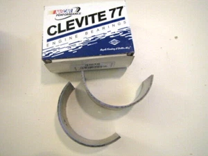 Rodamientos de motor Clevite CB-599 P-20 (62 GBA-2382-P20) - Nuevo de lote antiguo - Un par - Imagen 1 de 4