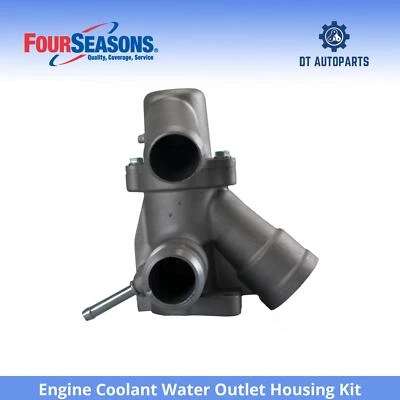 Kit de carcaça de saída de água líquido de arrefecimento do motor Ford Flex 2009-2012 4 estações 2010 - Imagem 1 de 4