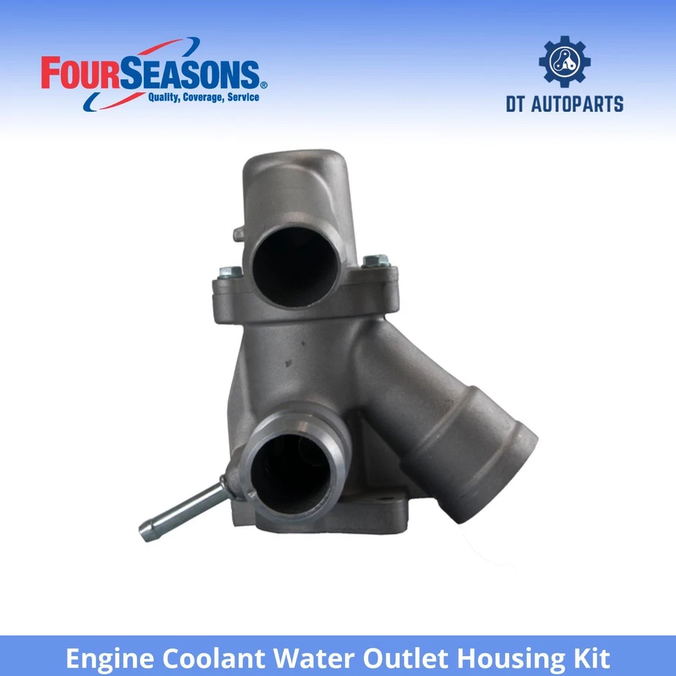 Kit de carcaça de saída de água líquido de arrefecimento do motor Ford Flex 2009-2012 4 estações 2010 - Imagem 1 de 4