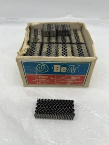 800 BeA WELLENNAGEL 12mm Corrugated Nails 1/2" Wood Joint Fasteners W Germany - Picture 1 of 6