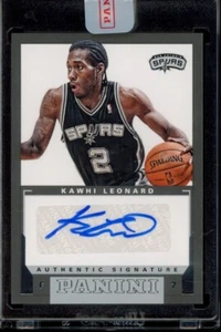 2012 Panini #27 KAWHI LEONARD Rookie Auto SEALED RC Spurs Raptors Clippers - Picture 1 of 2