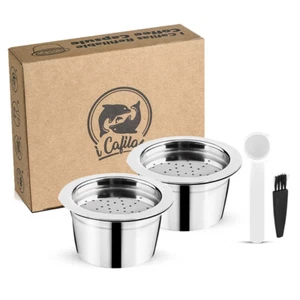2PK Cialde Capsule Caffè Reusbale per K-FEE CBTL Starbucks Verismo Espresso Brewer - Foto 1 di 11