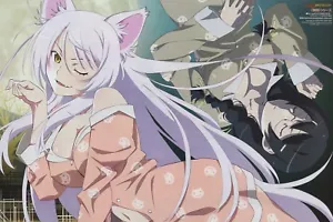 poster promo Code geass Bakemonogatari anime Lelouch C.C. Hanekawa Tsubasa - Picture 1 of 2