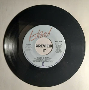 JOE COCKER & JENNIFER WERNES 45 RPM - UP WHERE WE BELONG / SWEET LI'L WOMAN - Picture 1 of 5