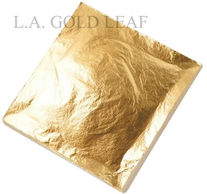 Hoja suelta de oro imitación, hojas EN-100 (5,5x5,5") ¡Gran calidad, precio más bajo! - Imagen 1 de 1