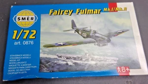 KIT MODELO PLÁSTICO SMER 1:72 FAIREY FULMAR MKI & II CAJA ABIERTA PIEZAS SELLADAS - Imagen 1 de 4