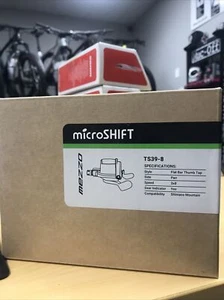 MicroShift, TS39-8 Trigger Shifter Set, Black - Picture 1 of 2