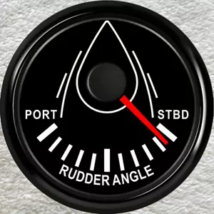 52mm/2inch Marine Rudder Angle Indicator Gauge 9-32V 0-190ohms Stainless for Sea - Picture 1 of 7