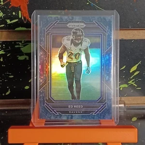 Ed Reed 2022 Panini Prizm Blue Camo Holo SSP Sn 25/25 Baltimore Ravens HOF NFL - Picture 1 of 3